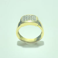 Bague Or 18 carats 7.66 gr avec diamants 