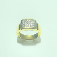 Bague Or 18 carats 7.66 gr avec diamants 