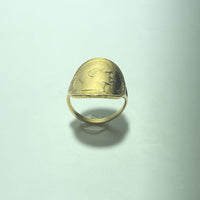 Bague Or 18 carats avec piece napoleon 20 franc 7.48 gr