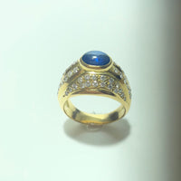 Bague Or 18 carats avec diamants 14.67 g