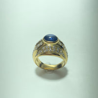 Bague Or 18 carats avec diamants 14.67 g