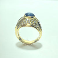 Bague Or 18 carats avec diamants 14.67 g