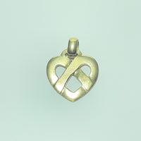 Pendentif Cœur Entrelacé – Or 18 carats