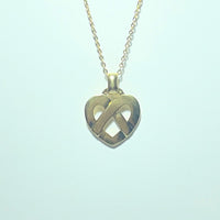 Pendentif Cœur Entrelacé – Or 18 carats