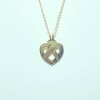 Pendentif Cœur Entrelacé – Or 18 carats