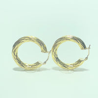 Boucles d'oreilles créoles Or 18 carats 2.76 g