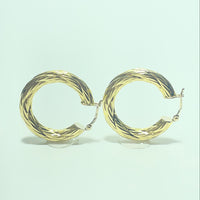 Boucles d'oreilles créoles Or 18 carats 2.76 g