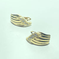 Boucles d'oreilles Or 18 carats 4.75 gr