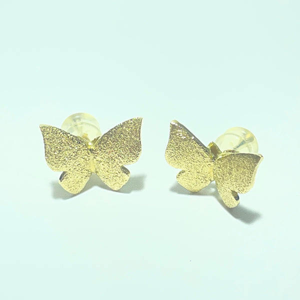 Boucles d’Oreilles en Or 18 Carats Motif Papillon – 3,8 g