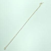Bracelet Or 18 carats avec diamants 13.01 gr