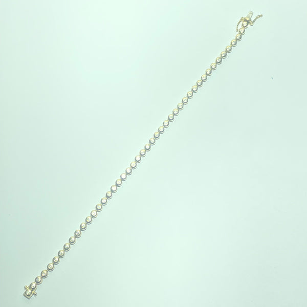 Bracelet Or 18 carats avec diamants 13.01 gr