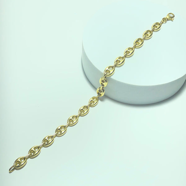 Bracelet graine de café Or 18 carats 11.69 g