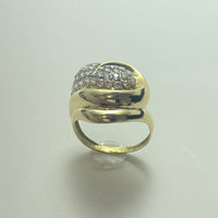 Bague Dôme Entrelacé – Or 18 carats