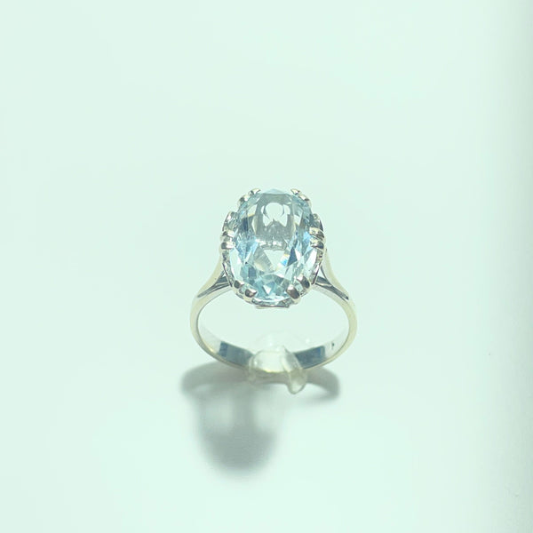 Bague Solitaire Majestueux – Or blanc 18 carats 3,65 gr