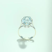 Bague Solitaire Majestueux – Or blanc 18 carats 3,65 gr