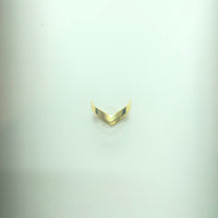 Bague "Géométrie Moderne" en Or Jaune 18K 2.22 gr