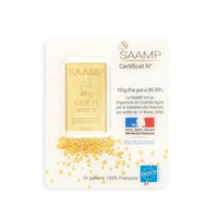 Lingotin d’or SAAMP — 10 g | 999,9 ‰