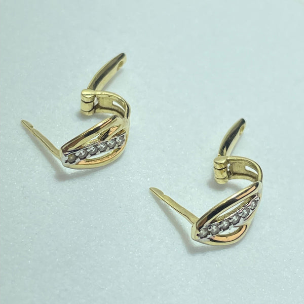 Boucles d'oreilles or jaune 1,73 g