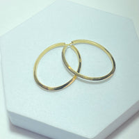 Boucles d'oreilles créoles or jaune 1,49 g