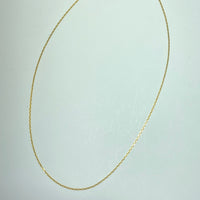 Chaîne martelée or jaune 4,05 g