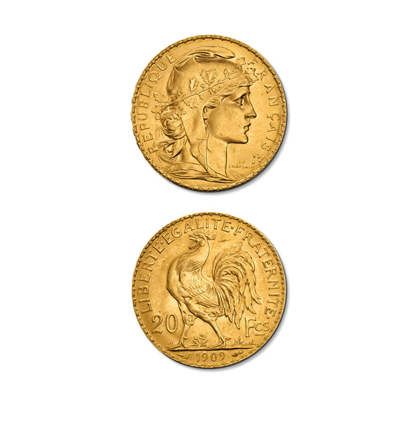 20 Francs Or Marianne Coq – Pièce en or française emblématique