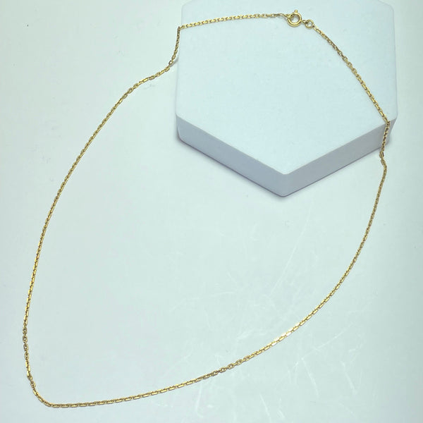 Chaîne martelée or jaune 4,05 g