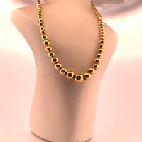 Collier avec boules or jaune 10,81 g
