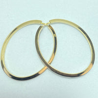 Boucles d'oreilles créoles or jaune 1,49 g