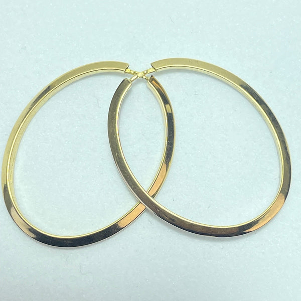 Boucles d'oreilles créoles or jaune 1,49 g